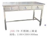 JSX-70 不锈钢三屉桌